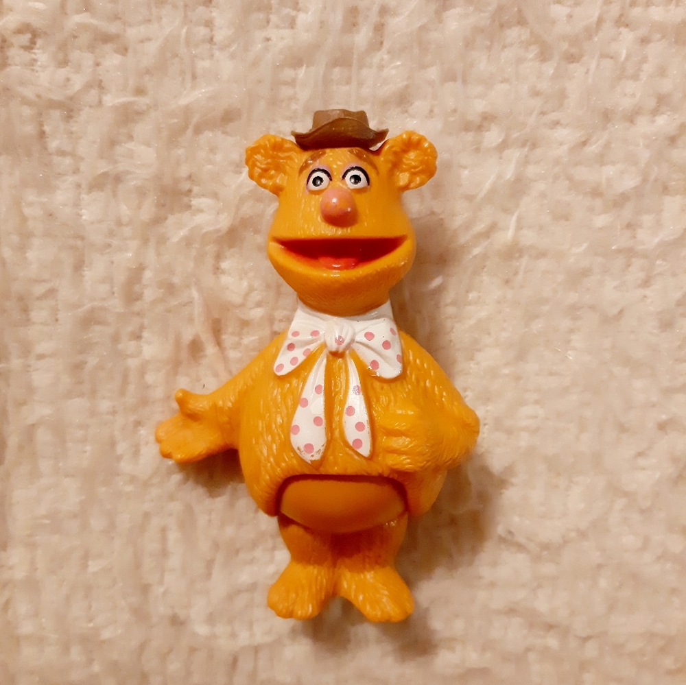 1978 Fozzie Bear Figure Jim Hensen The Muppet Show Vintage Collectible